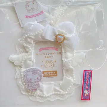 산리오 헬로키티 트레이딩 카드 홀더 순백천사 아이돌 트레이딩 카드