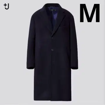 [ 컨디션 최상 ] 유니클로 +J 울 캐시미어 블렌드 체스터 코트