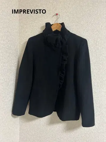 IMPREVISTO 프릴 숏코트