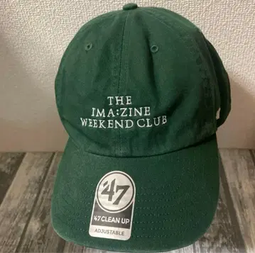THE IMA:ZINE WEEKEND CLUB 그린 캡 모자