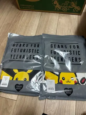 인간제 피카츄 T셔츠 XL 화이트 블랙