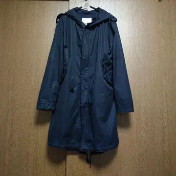 어태치먼트 라이너 포함 모즈 코트 블랙