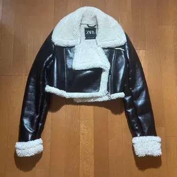 ZARA 여성용 숏 기장 더블 페이스 자켓