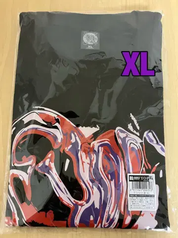 B'z 티셔츠 블랙 XL 사이즈 B'z LIVE-GYM 2025 FYOP