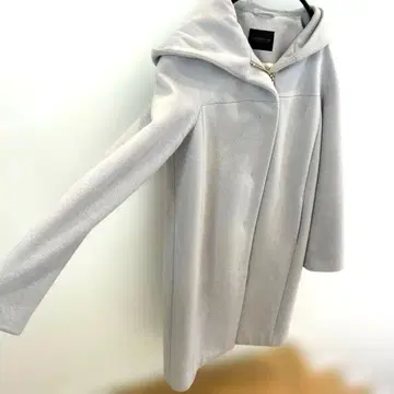 TOMORROWLAND 후드 부착 그레이 코트