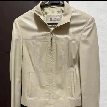 KIRCILAR 베이지 가죽 자켓