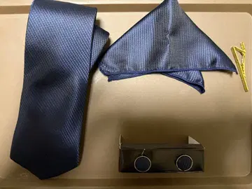 초특가 네이비 실크 4종 세트