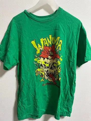 WANIMA 그린 T셔츠