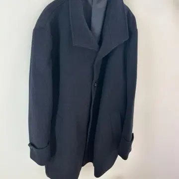 UNITED ARROWS 캐시미어 블렌드 체스터 코트 다크 네이비