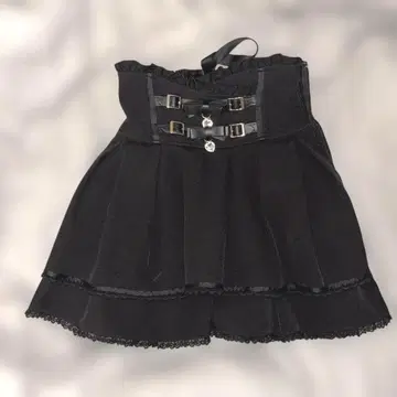 LIZLISA 2단 리본 벨트 치마바지