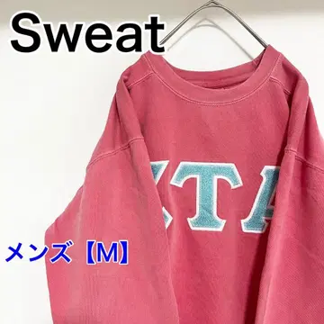 YBK14 [US 수입] ZTA 맨투맨 [남성용 M] 긴팔 핑크