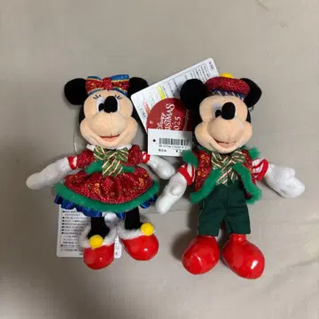 2025 디즈니 크리스마스 인형 배지 미키 미니