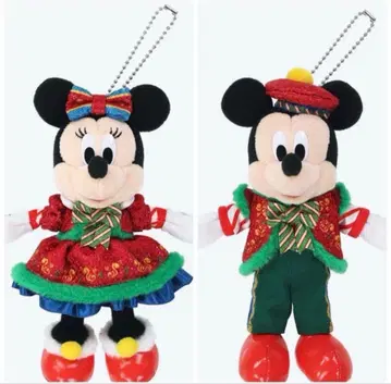 2025 디즈니 크리스마스 인형 배지 미키 미니