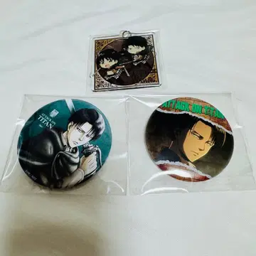 진격의 거인 리바이 캔뱃지 묶음 판매