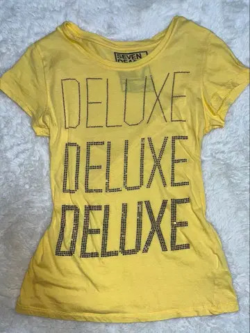 vintage 여성용 T셔츠 라메 스톤