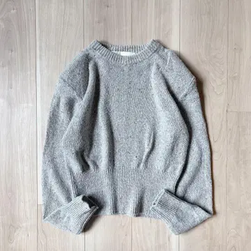 새상품급*Whim Gazette 알파카 혼방 네프 풀오버 23AW 그레이