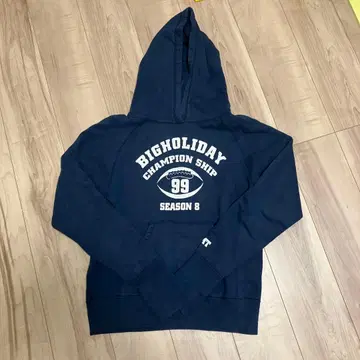 TMT 티엠티 BIG HOLIDAY 후드티 M 네이비
