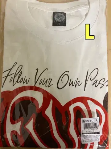 B'z LIVE-GYM 2025 FYOP 투어 티셔츠 화이트 L 사이즈