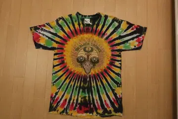 타이다이 패턴 THE BLACK CROWES T셔츠