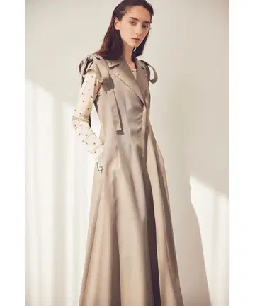 [ Aimeine ] 올인원 와이드 팬츠 베이지