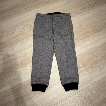 드로어 조거 팬츠 그레이 38 리브
