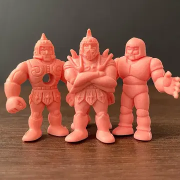 근육맨 지우개 (당시물) 사탄 크로스 3체 세트