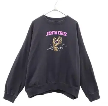 SANTA CRUZ 블랙 스웨트 셔츠