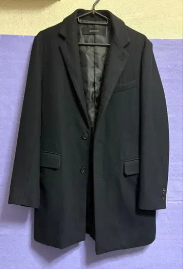 AMERICAN RAG CIE 블랙 체스터 코트