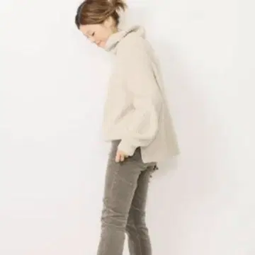 Deuxieme Classe 두지엠 클라세 와이드 니트 베이지