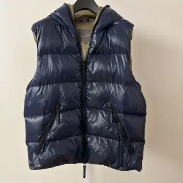 DUVETICA 다운 베스트 사이즈 50 네이비