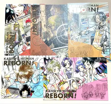아마노 아키라 전시회 가정교사 히트맨 REBORN! 리본 금박 엽서