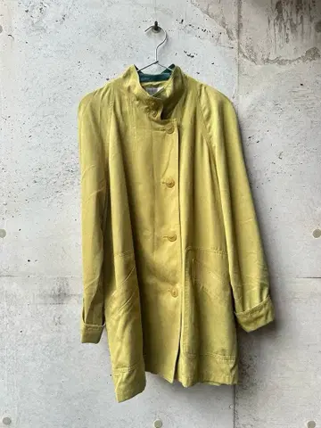 LASERAVE 스탠드 카라 코트