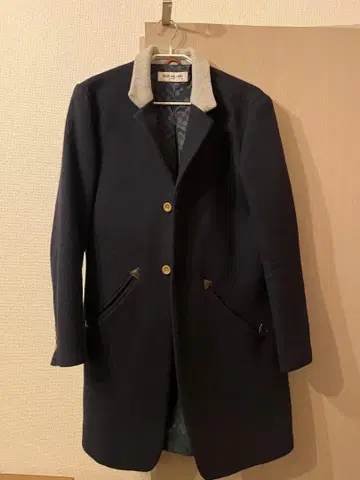 RUDE GALLERY 네이비 체스터 코트 사이즈 4