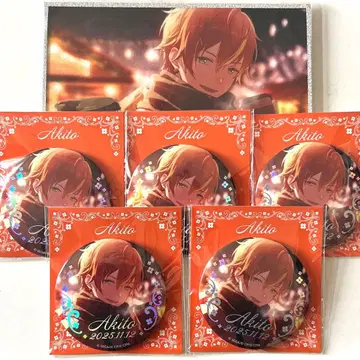 시노노메 아키토 벌스데이 아크릴 스탠드 캔뱃지