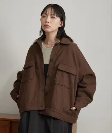 Aunt Marie's 울라이크 아웃포켓 자켓 코트