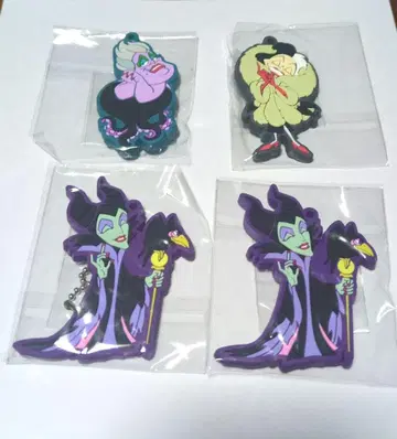 디즈니 빌런즈 러버 키링 모음