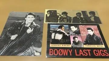 BOOWY 굿즈 (스티커, 책받침)