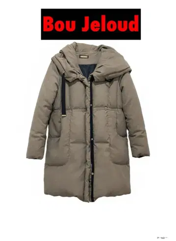 Bou Jeloud 후드 부착 다운 코트