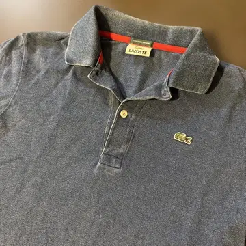 LACOSTE 익스클루시브 에디션 피케 셔츠 반팔 인디고 컬러