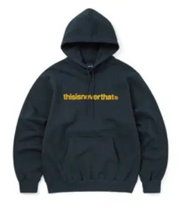 thisisneverthat 후드 부착 후드티 다크 네이비