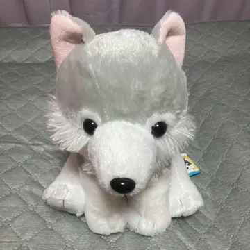 복슬복슬 늑대 봉제 인형 친구 왔어요 회색 늑대