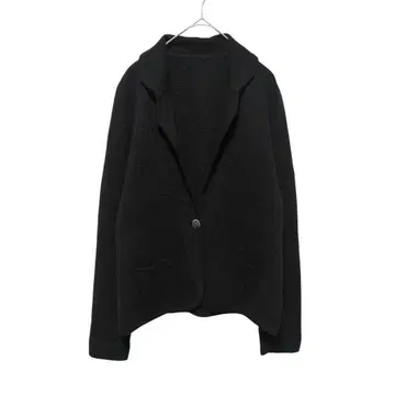 1558 [ RULe ] 니트 가디건 (M) 싱글 버튼 블랙 긴팔