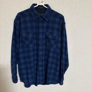 Pendleton 플란넬 셔츠 L 사이즈 네이비 계열 체크