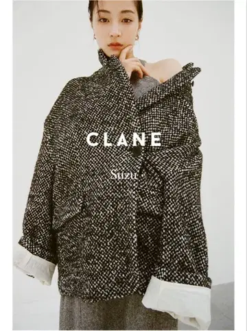 SuzuHirose x CLANE MIX COLOR OVER COAT