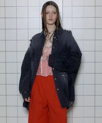 MAISON SPECIAL Denim Oversized Shirt