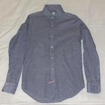 Finamore 호리존탈 칼라 셔츠 size 153/4-40 이탈리아제