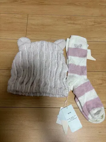 GELATO PIQUE 귀 달린 타월 캡 룸삭스 미사용 택 포함