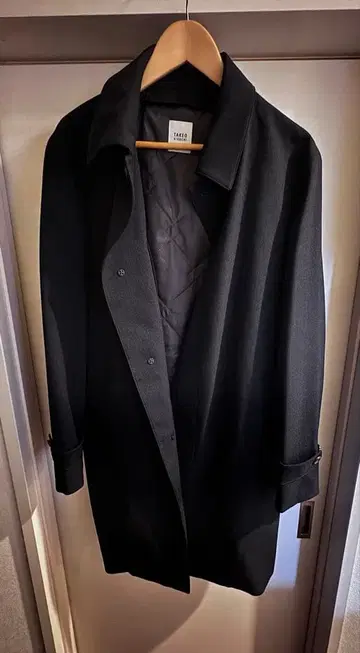 새상품급 다케오 키쿠치 스텐카라 코트