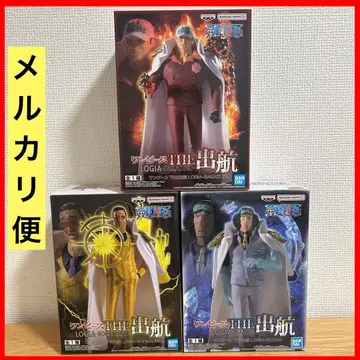 원피스 THE 출항 LOGIA 볼사리노 사카즈키 쿠잔 3개 세트