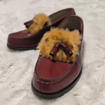 HARUTA 어나더 에디션 콜라보 버건디 로퍼 23